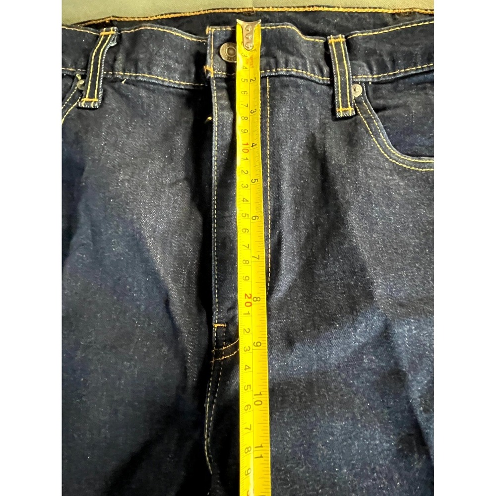 Levi's 502  Blue Jeans Men's‎ 38x30  Denim Stretch 5-Pockets Medium Wash Outdoor - Picture 4 of 6